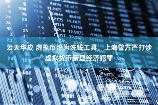 云天华成 虚拟币沦为洗钱工具，上海警方严打涉虚拟货币新型经济犯罪
